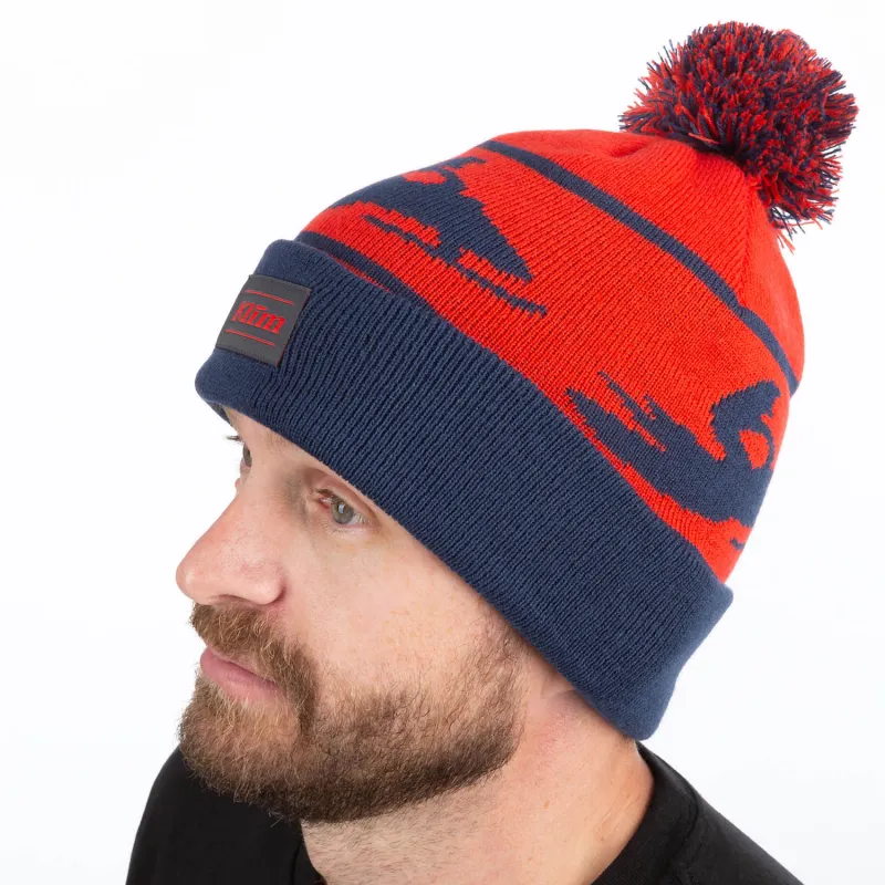 Bomber Beanie Fiery Red-Dress Blues