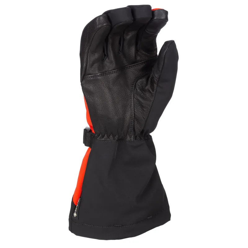 Togwotee Gauntlet Glove  Black - Fiery Red