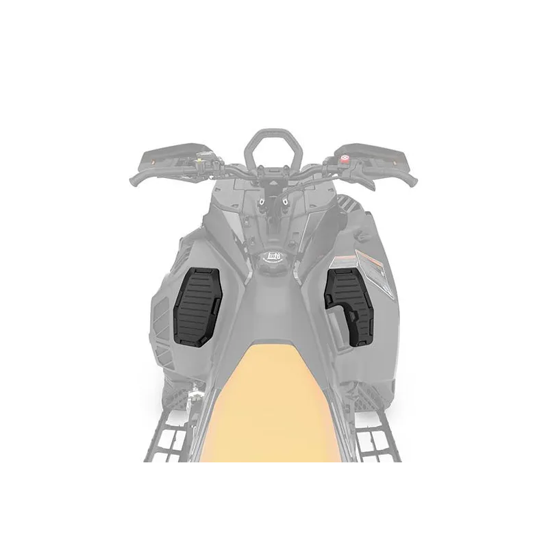 Mjuka knäskydd för djupsnö