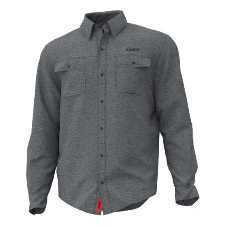 Lynx premium solid flannel shirt men