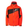 Storm Jacket Black - Fiery Red