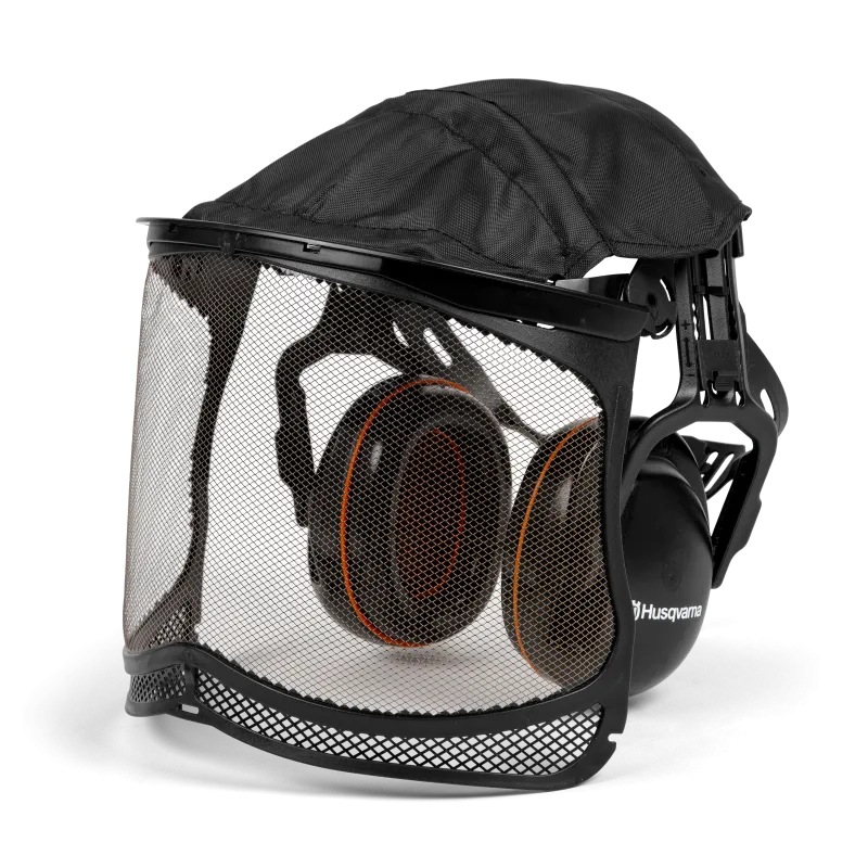 Hörselskydd med nätvisir