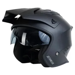 OPEN FACE HELMET - Black