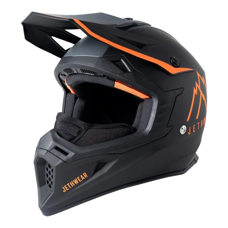 Force Helmet - Black/Grey/Orange