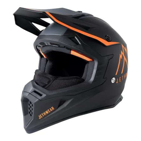 Force Helmet - Black/Grey/Orange