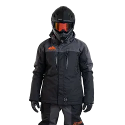 Adapt Jacket - Black/Iron/Orange - 3in1