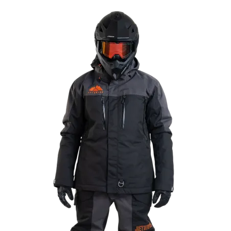 Adapt Jacket - Black/Iron/Orange - 3in1