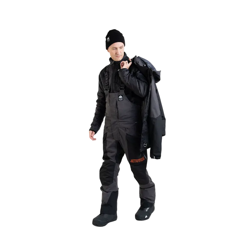 Adapt Jacket - Black/Iron/Orange - 3in1