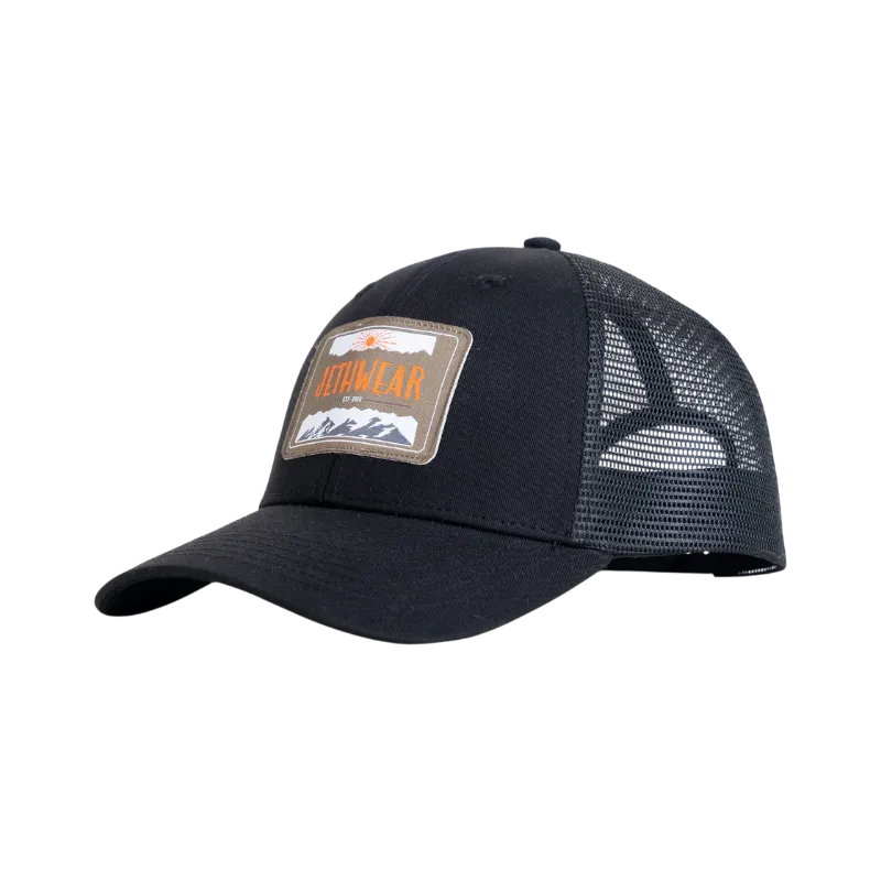 Trucker Cap - Sunrise - Black/Green