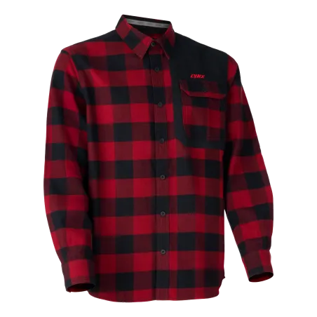 Lynx Plaid Flannel Shirt M