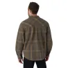 M Plaid Bonded Overshirt