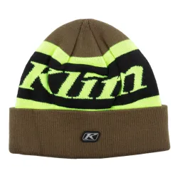 Belmont Point Beanie ONE SIZE FITS ALL Dark Olive - Hi-Vis