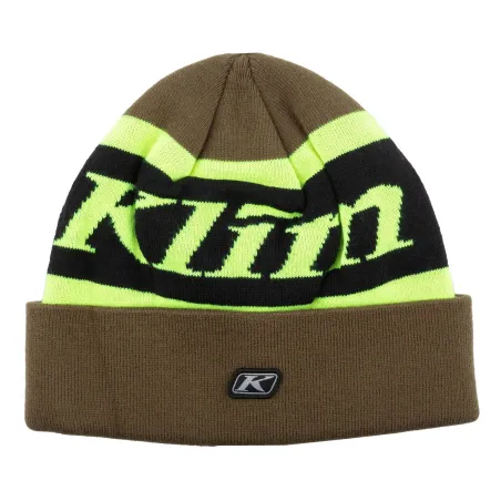 Belmont Point Beanie ONE SIZE FITS ALL Dark Olive - Hi-Vis