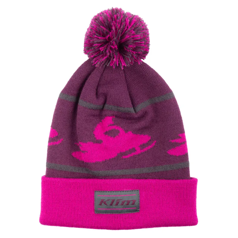 Bomber Beanie ONE SIZE FITS ALL Italian Plum - Fuchsia Red
