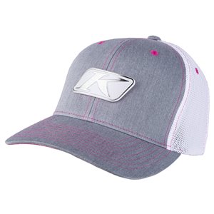 Icon Snap Hat Heathered Gray - White