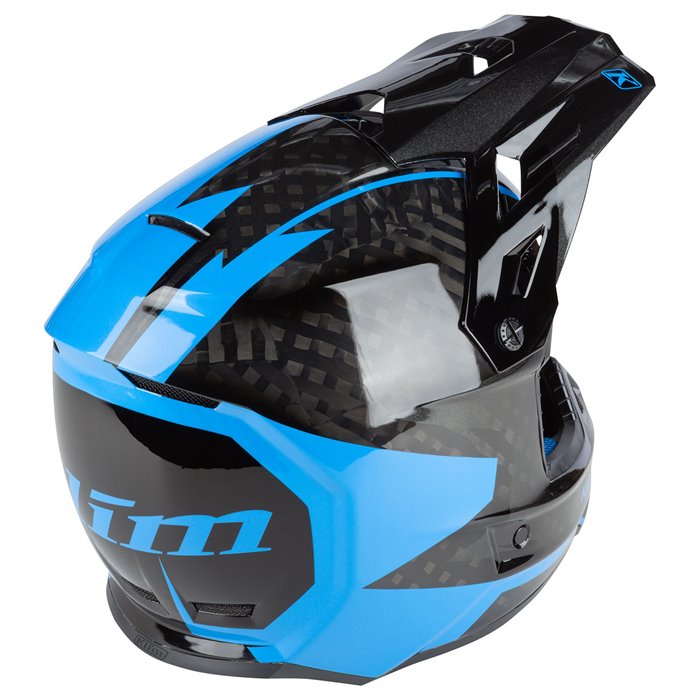 F3 Carbon Helmet ECE Ripper Electric Blue Lemonade