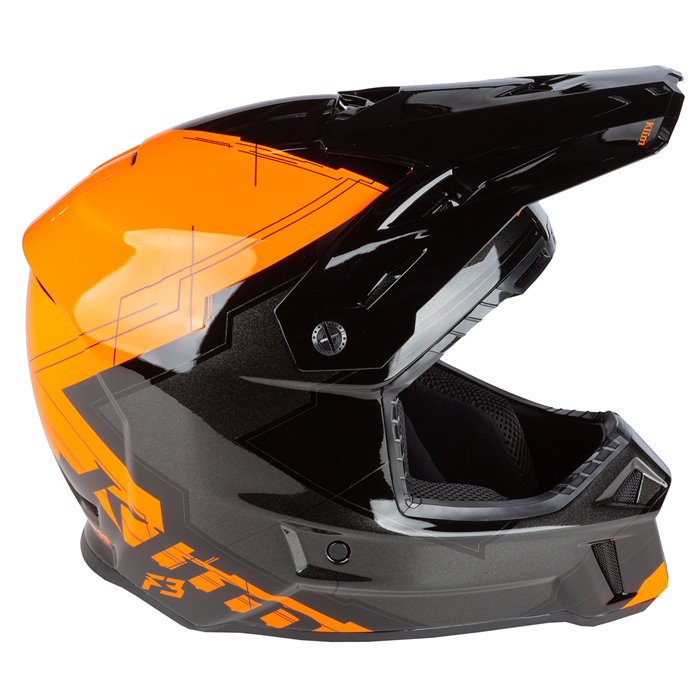 F3 Helmet ECE Verge Strike Orange