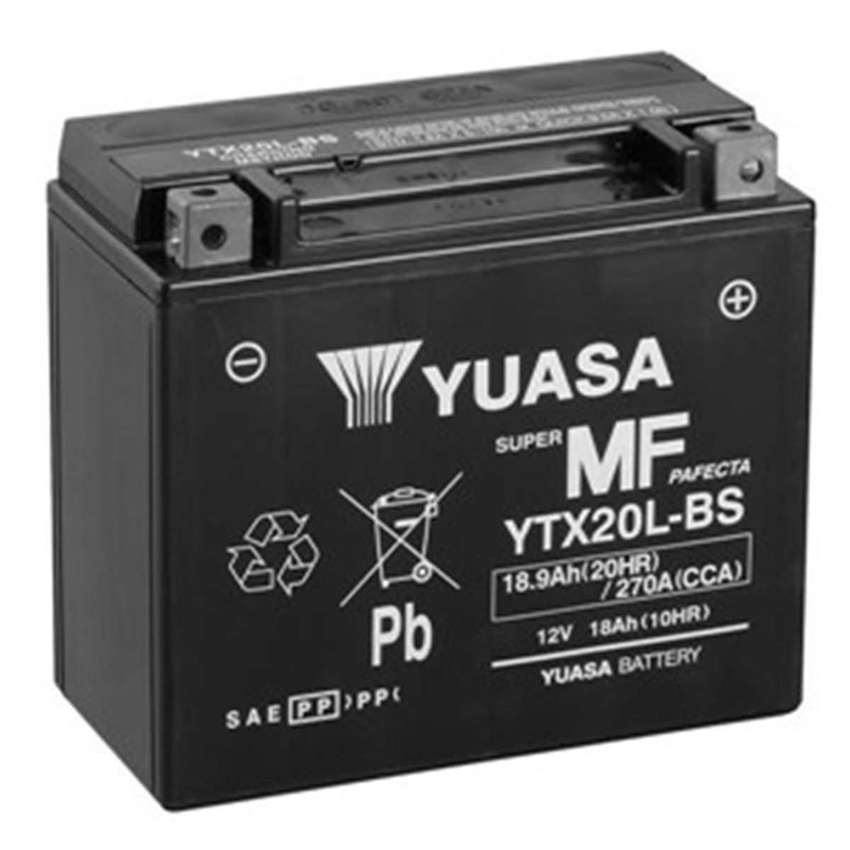 Batteri YTX20L-BS