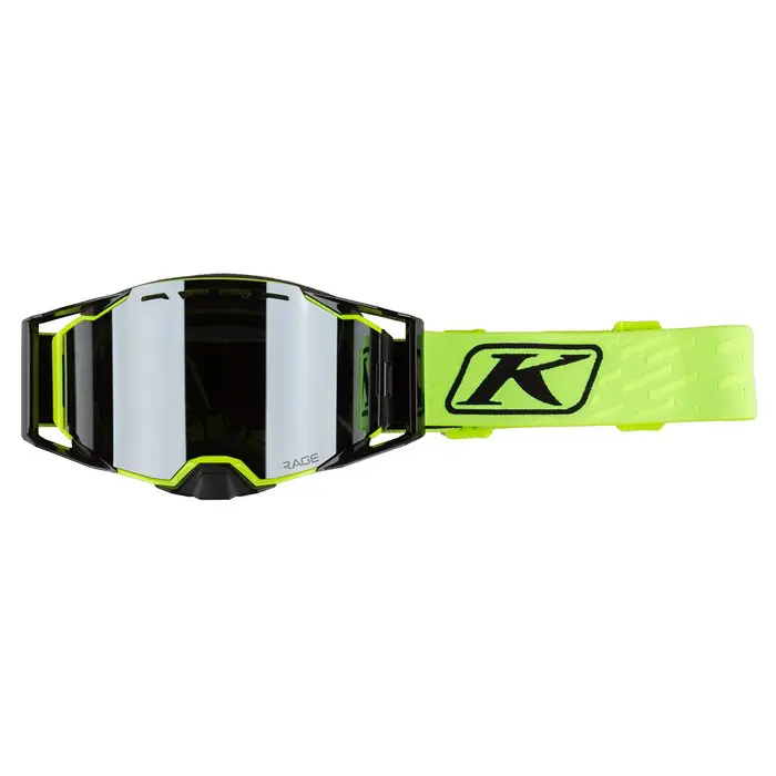 Rage Goggle Fragment Hi-Vis Dark Smoke Silver Mirror Rage Goggle Fragment Hi-Vis Dark Smoke Silver Mirror