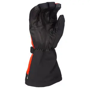 Togwotee Gauntlet Glove  Black - Fiery Red
