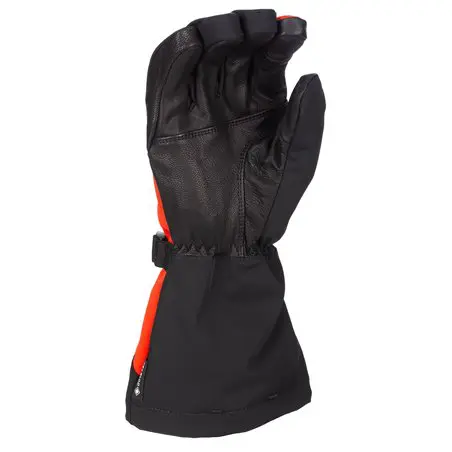 Togwotee Gauntlet Glove  Black - Fiery Red
