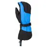 Togwotee Gauntlet Glove Black - Electric Blue Lemonade