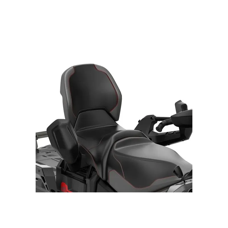 Eluppvärmt passagerarsäte med ryggstöd