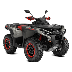 Outlander | X XC T | 1000 | Chalk Gray & Can-Am Red | T3b