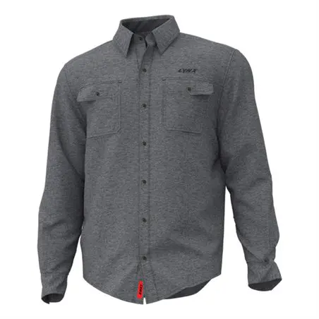 Lynx premium solid flannel shirt men