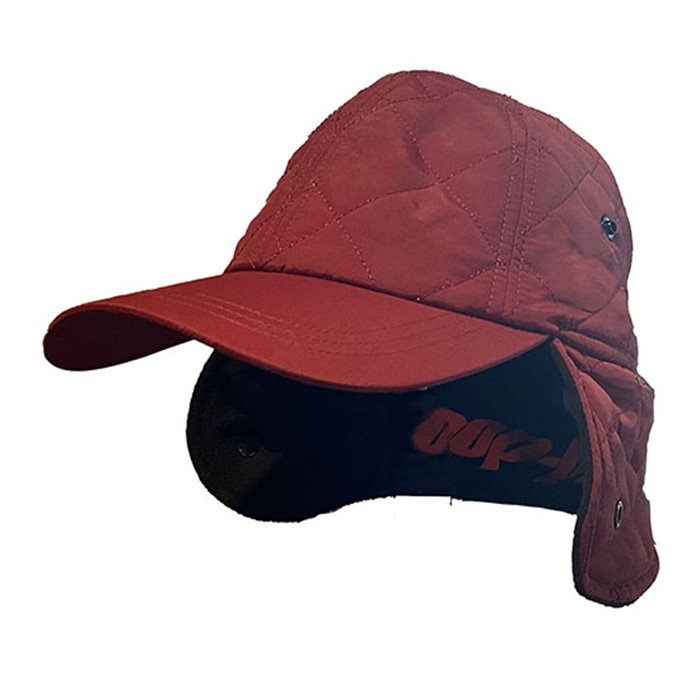 Quilted trapper hat