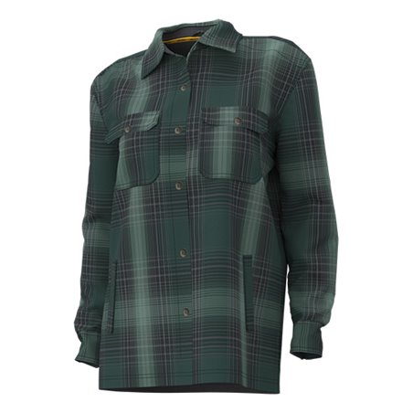 Skidoo plaid overshirt ladie