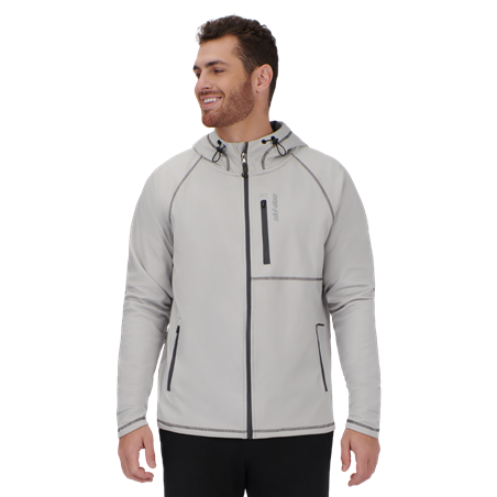 Hybrid zipup tech fleece men