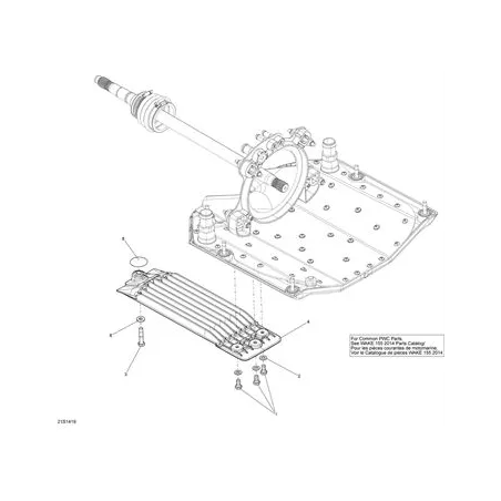 Skräpavskiljande vattenintagsgaller