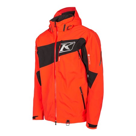 Storm Jacket Black - Fiery Red