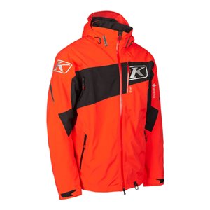 Storm Jacket Black - Fiery Red