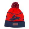 Bomber Beanie Fiery Red-Dress Blues