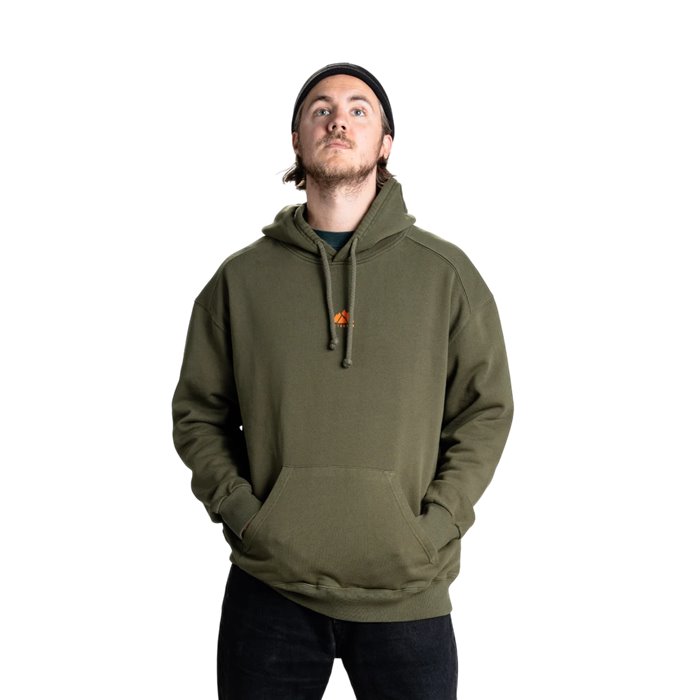 Hood - Mountains - Green/Orange