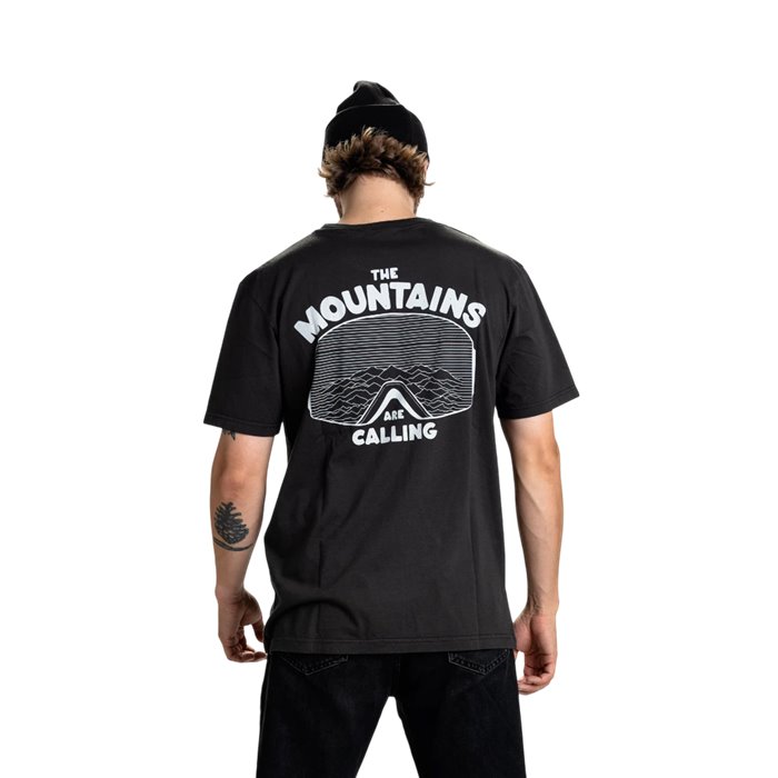 T-shirt - Mountains - Grey/Light Grey