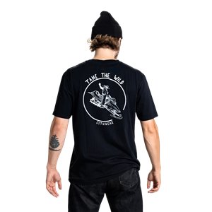 T-shirt - Tame The Wild - Black/Light Grey