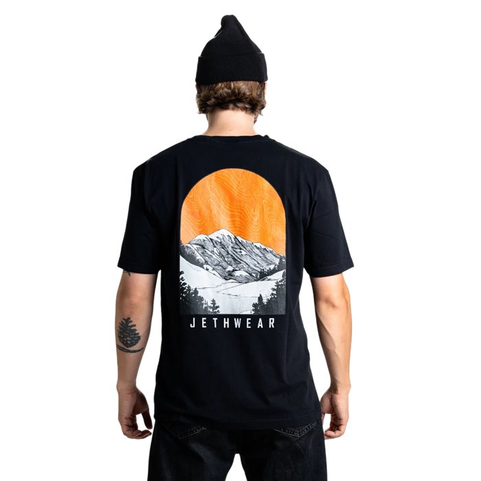 T-shirt - Orange Skye - Black