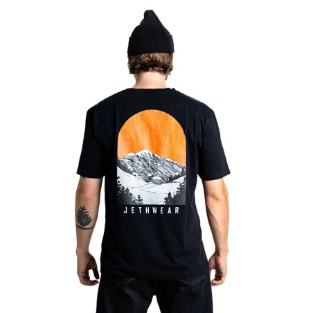 T-shirt - Orange Skye - Black