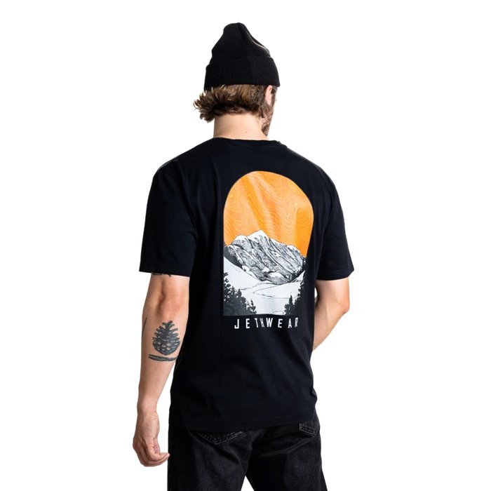 T-shirt - Orange Skye - Black