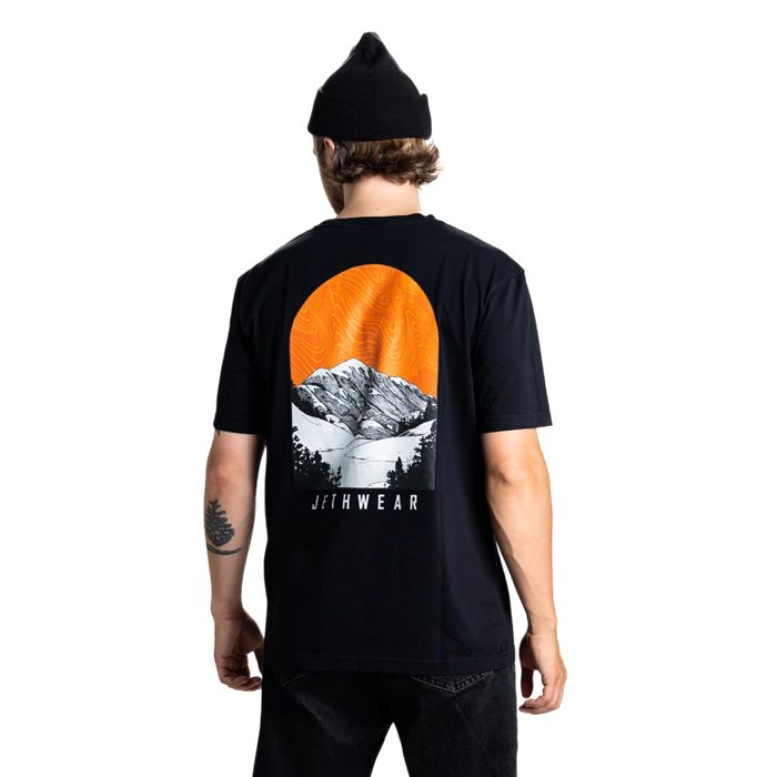 T-shirt - Orange Skye - Black