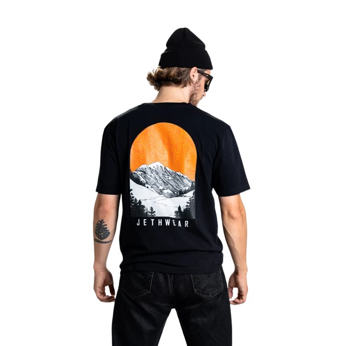 T-shirt - Orange Skye - Black