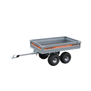 Pro-Terra TT1000 Tippbar Flakvagn m Boggie