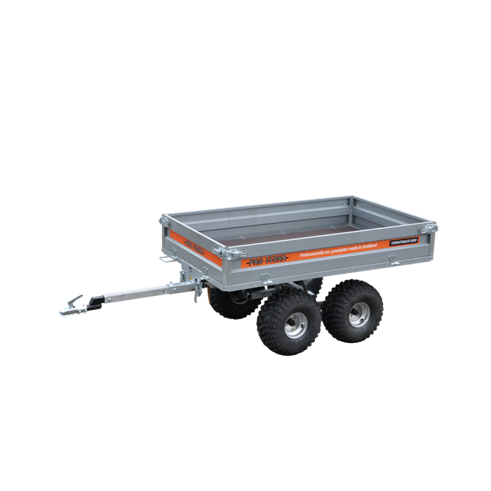 Pro-Terra TT1000 Tippbar Flakvagn m Boggie Pro-Terra TT1000 Tippbar Flakvagn m Boggie