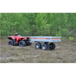 Pro-Terra TT1000 Tippbar Flakvagn m Boggie