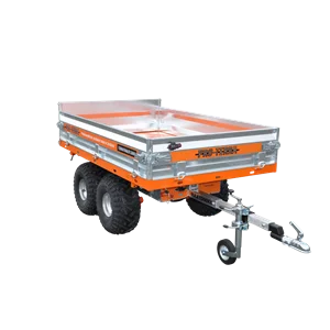 Pro-Terra TT1300H elhydrauliskt trevägstippande flakvagn