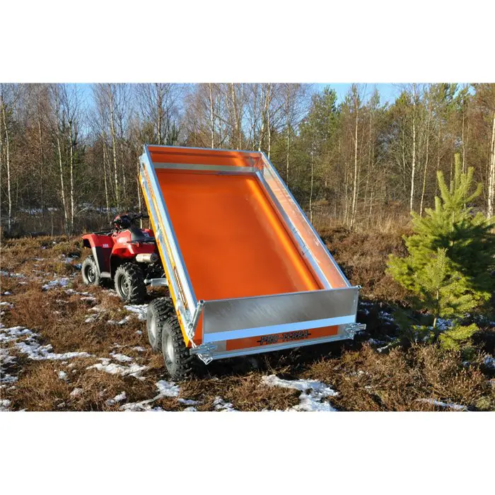 Pro-Terra TT1300H elhydrauliskt trevägstippande flakvagn Pro-Terra TT1300H elhydrauliskt trevägstippande flakvagn