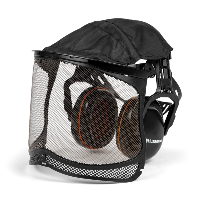 Hörselskydd med nätvisir